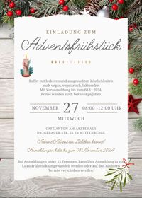 Adventsfr&uuml;hst&uuml;ck